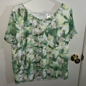 Alfred Dunner M/Medium Patterned Blouse Top